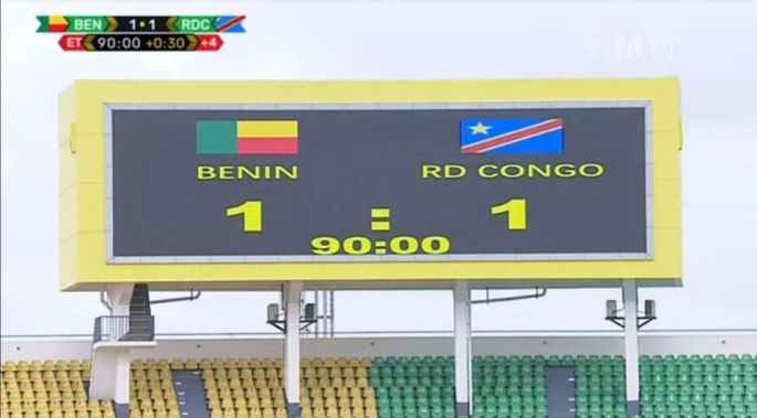 Eliminatoire mondial Qatar 2022 : Match nul entre le Bénin et la RDC